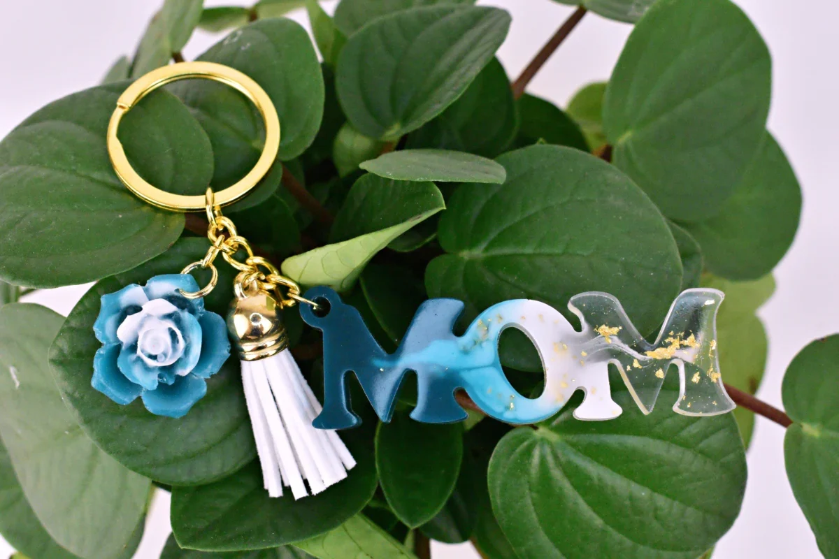 Epoxy Smola, Obesek Za Ključe, Keychain, Izdelki Iz Epoxy Smole, Obesek, Ročno Delo, Dream Drop (40)